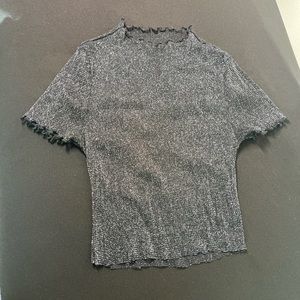 Glitter Crop Top (see through or mesh style)